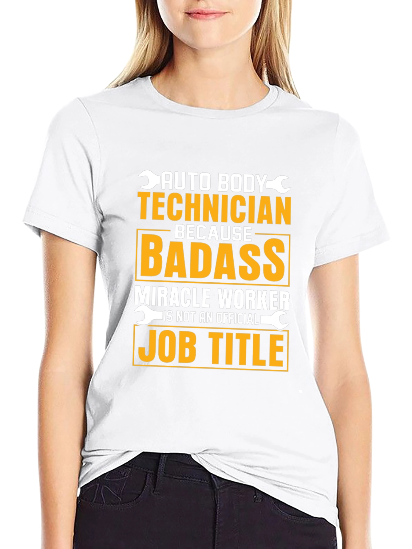 Auto Body Technician Badass Job Title T-Shirt
