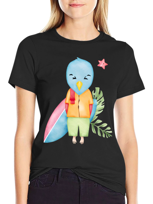 Bird Surfer Graphic Tee