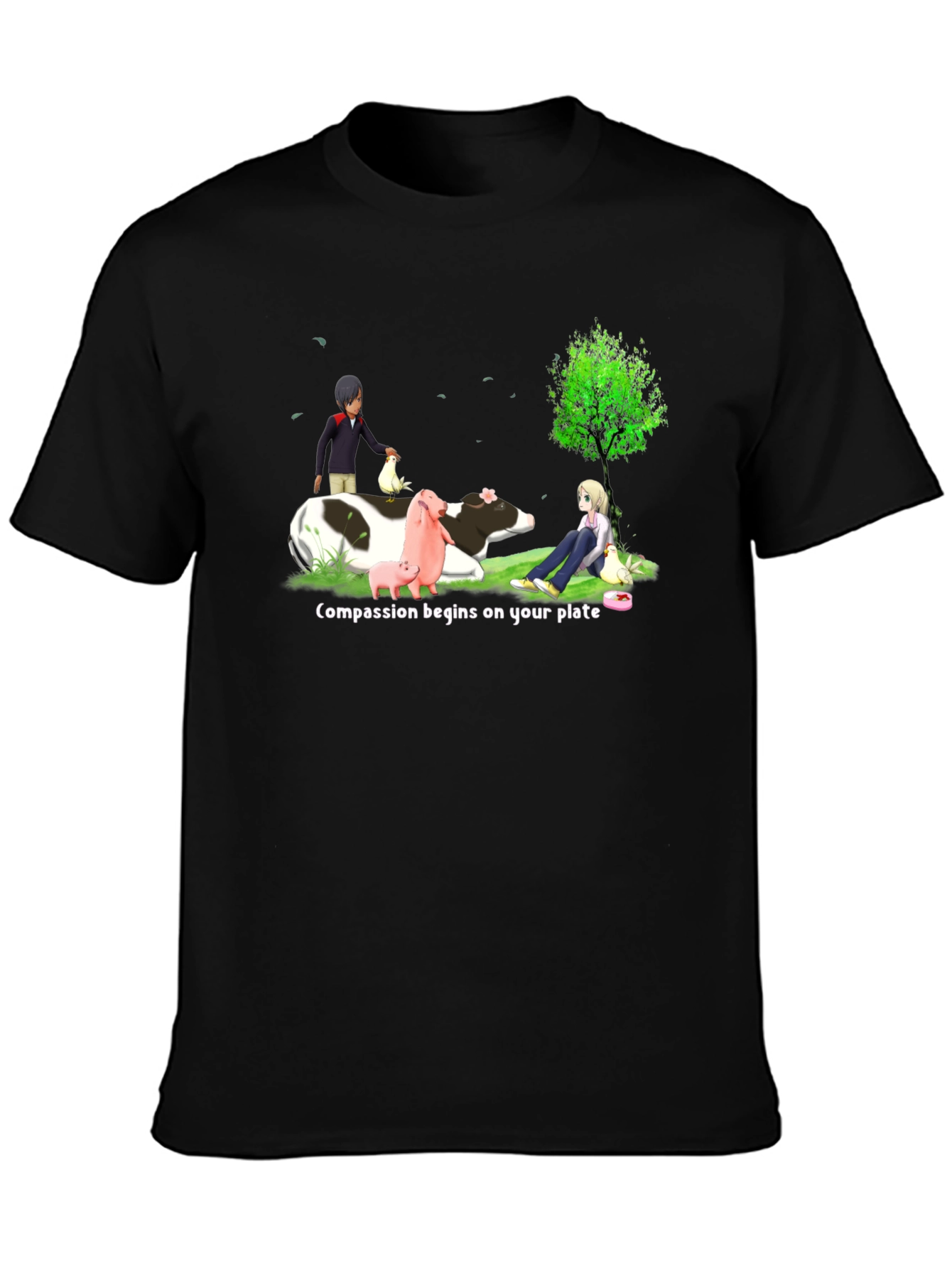 Compassion Begins on Your Plate T-Shirt