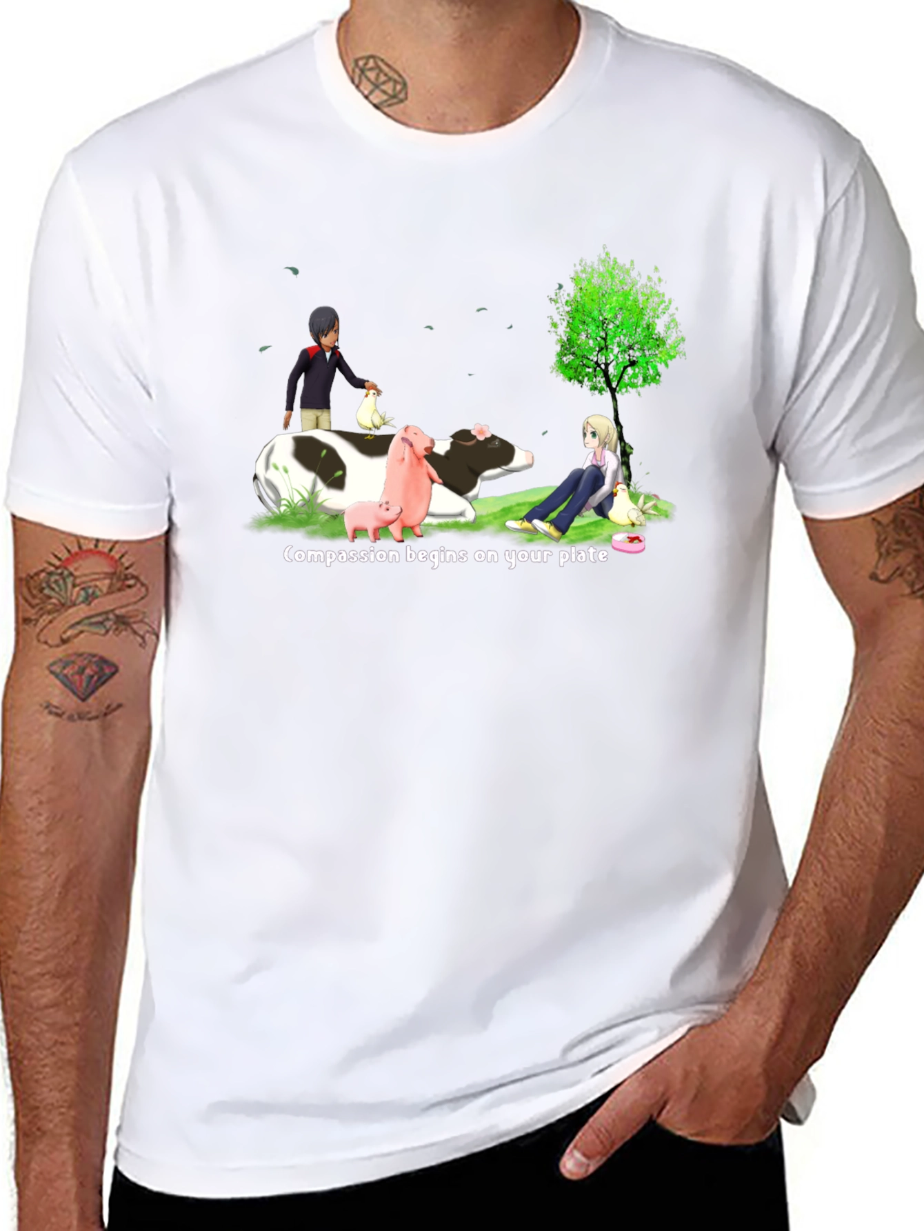 Compassion Begins on Your Plate T-Shirt