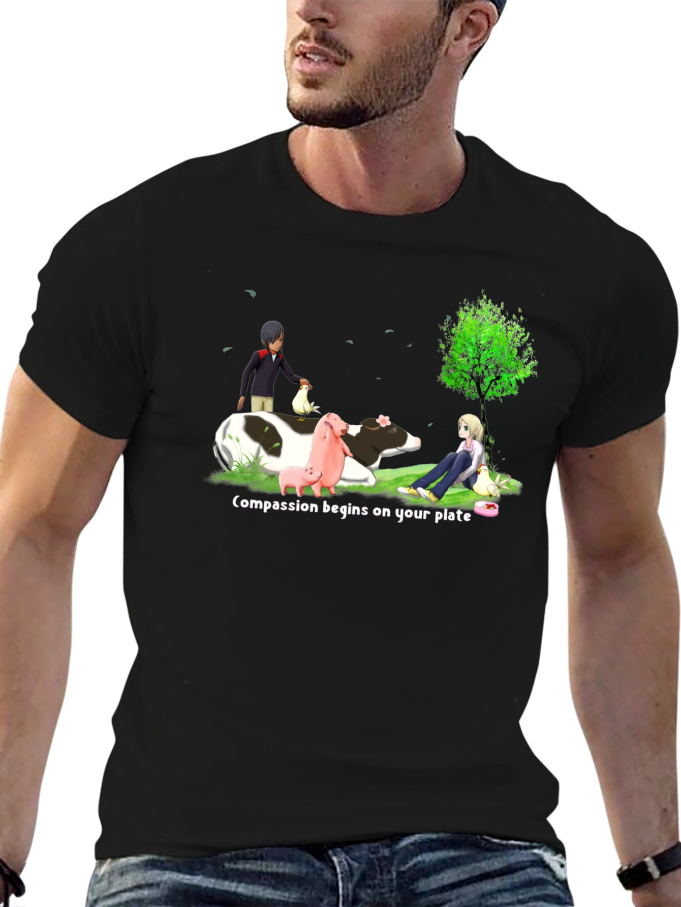 Compassion Begins on Your Plate T-Shirt