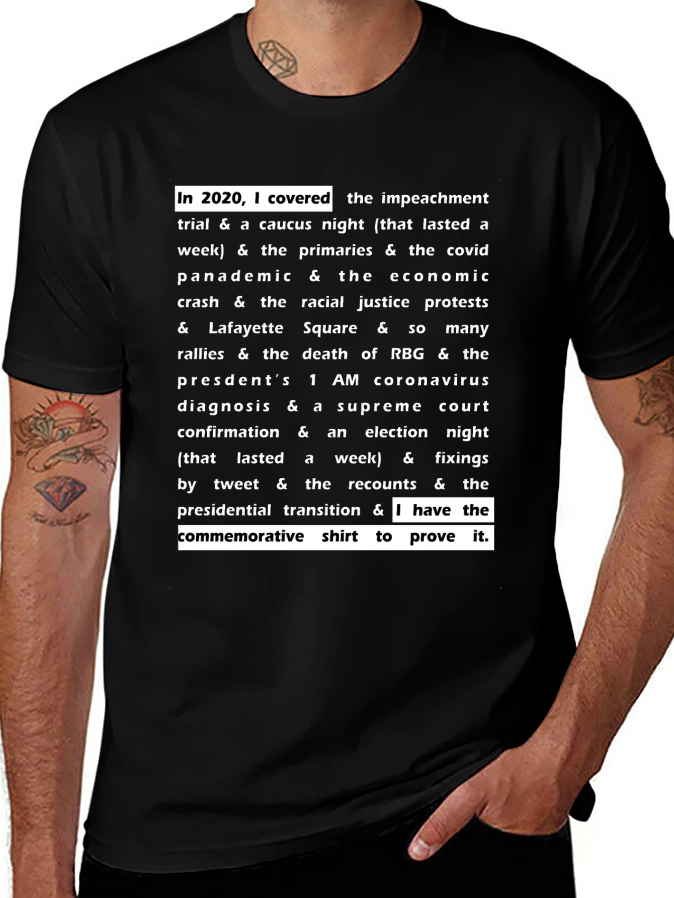 2020 I Covered It All T-Shirt