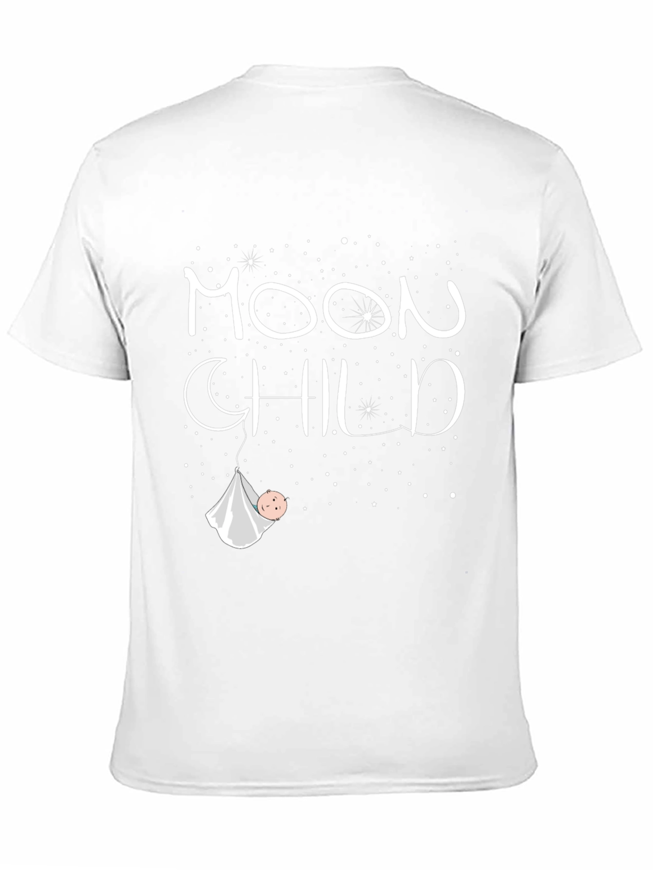Moon Child Graphic T-Shirt - Unisex Black Tee