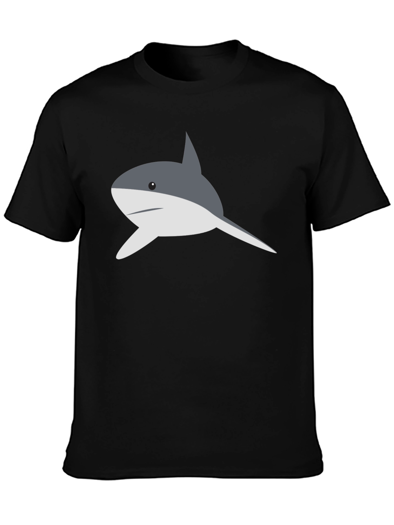 Shark Graphic T-Shirt - Mens Black Tee