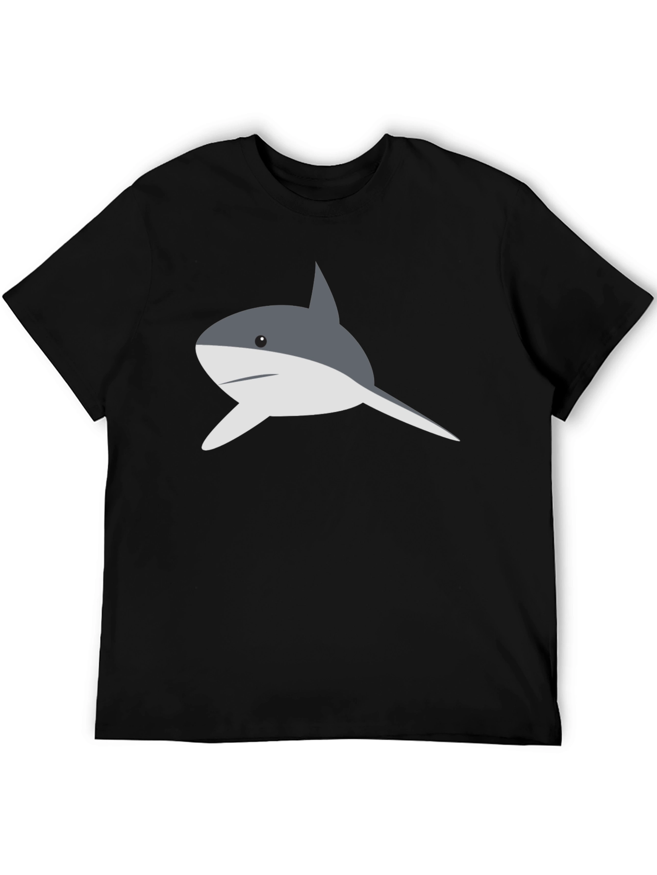 Shark Graphic T-Shirt - Mens Black Tee