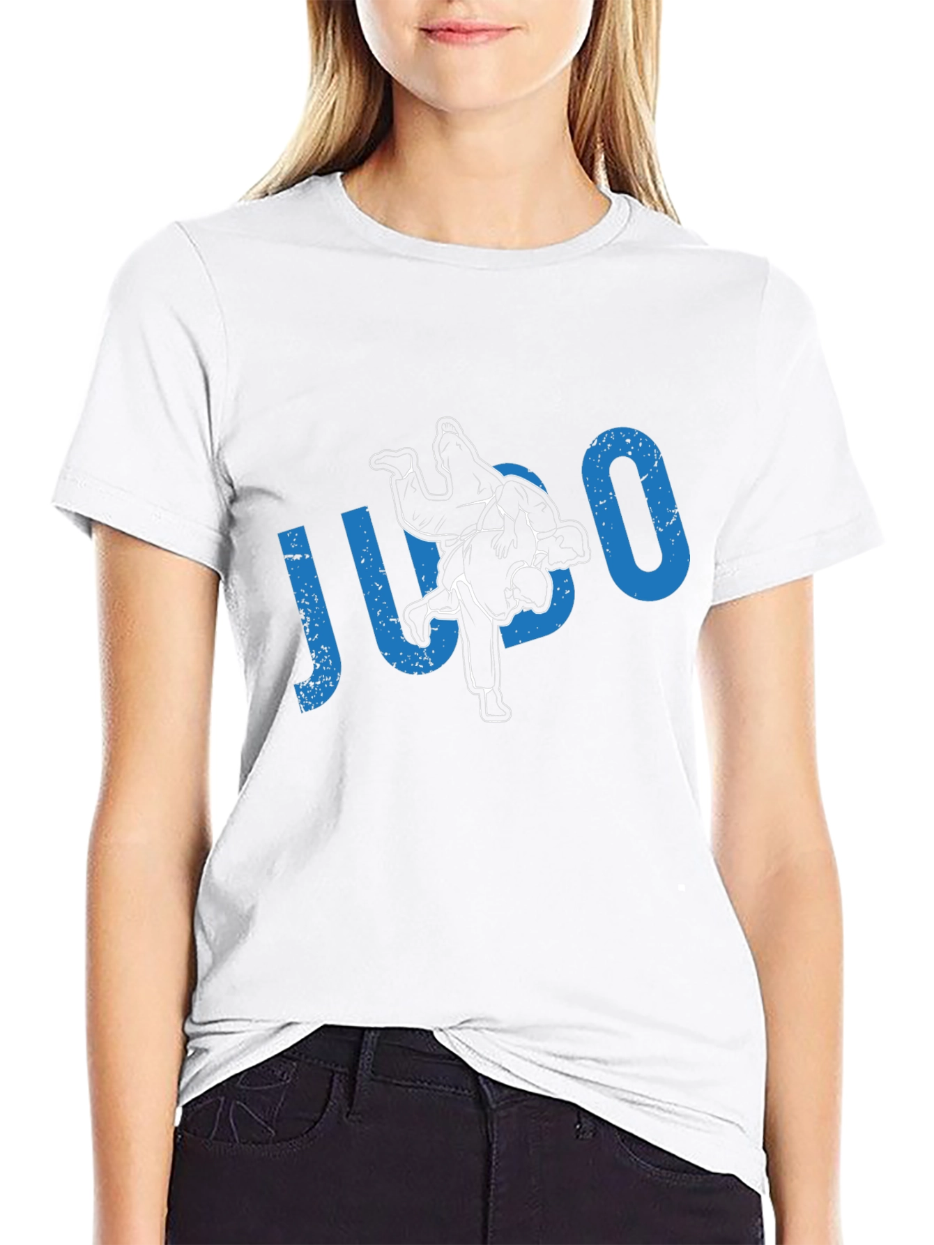 Judo Black T-Shirt Martial Arts Training Graphic Tee