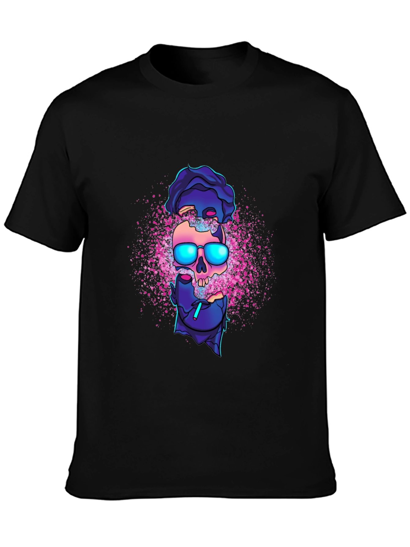 Skull Graphic Black T-Shirt