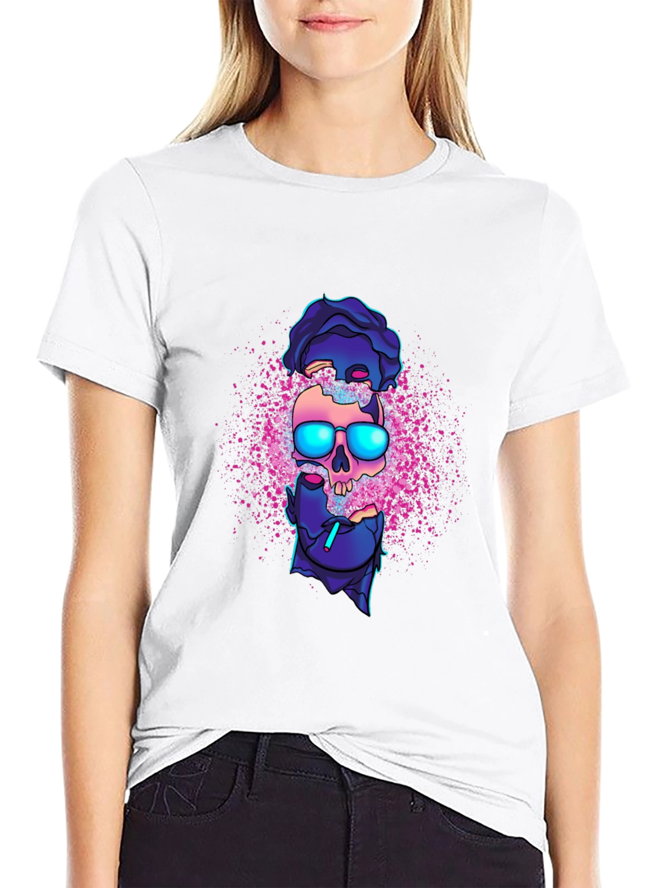 Skull Graphic Black T-Shirt