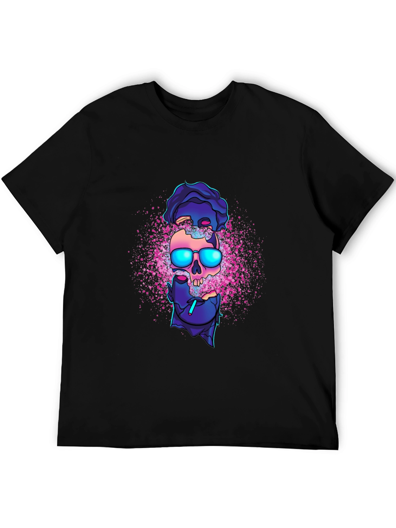 Skull Graphic Black T-Shirt