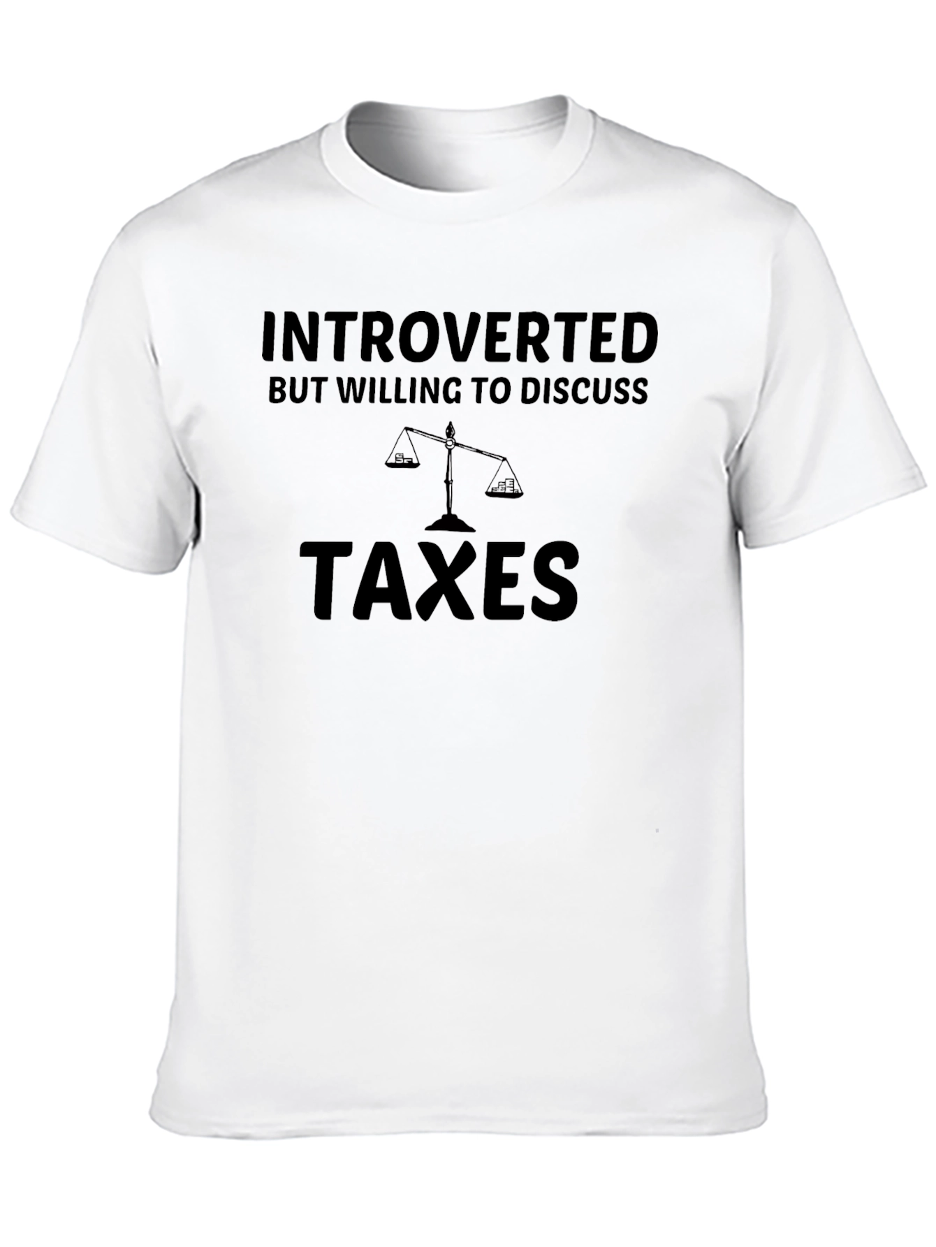 Introverted Taxes Graphic Tee