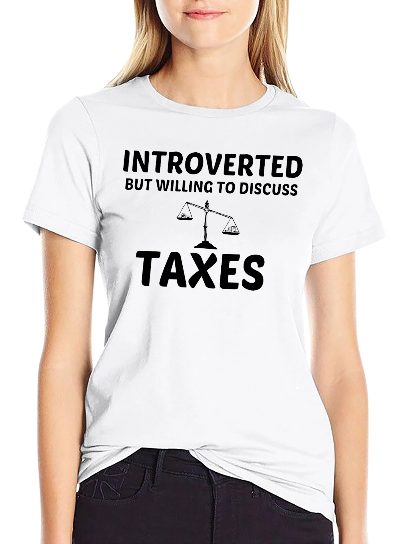 Introverted Taxes Graphic Tee