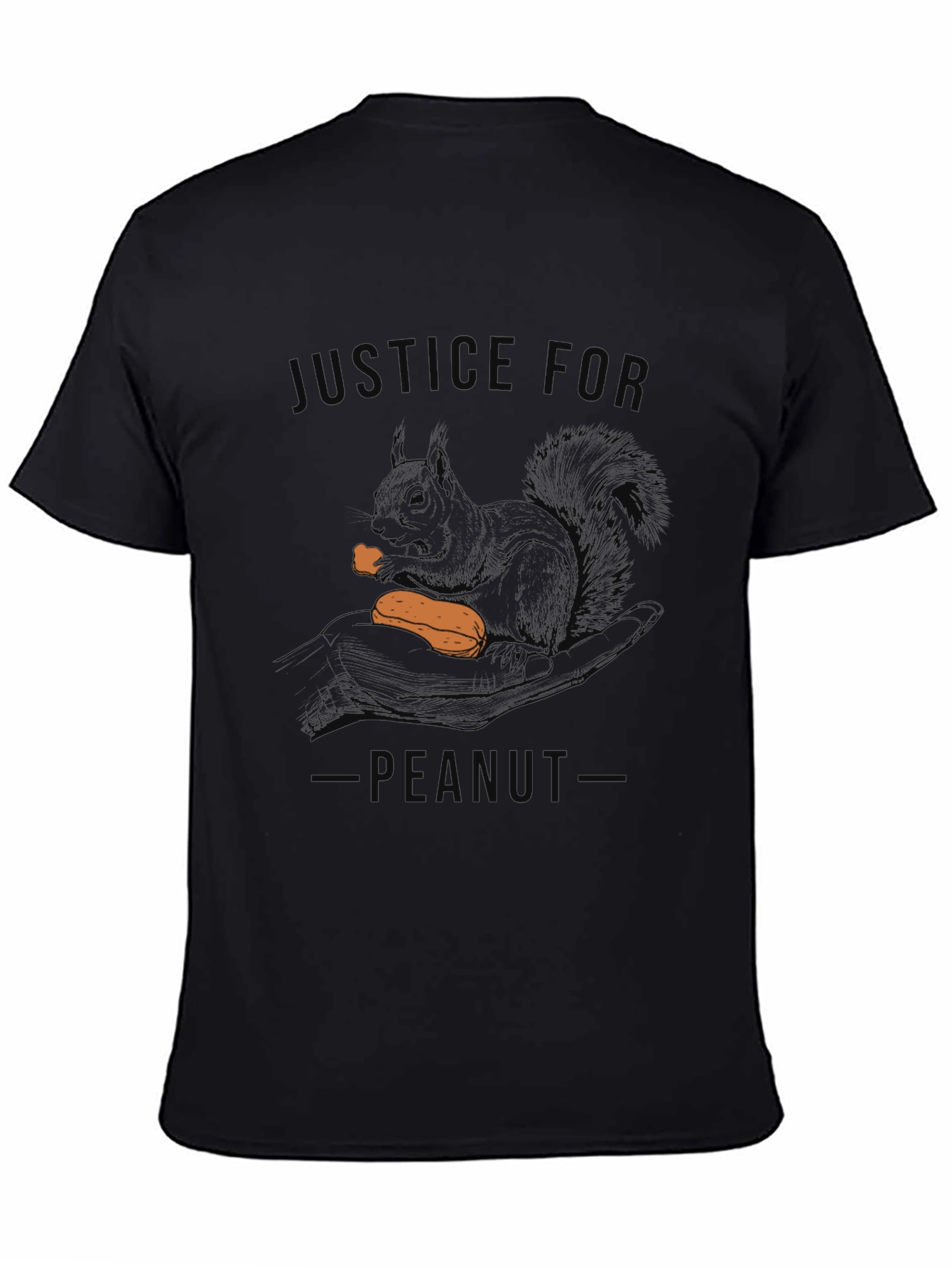 Justice for Peanut T-Shirt - Novelty Squirrel Tee