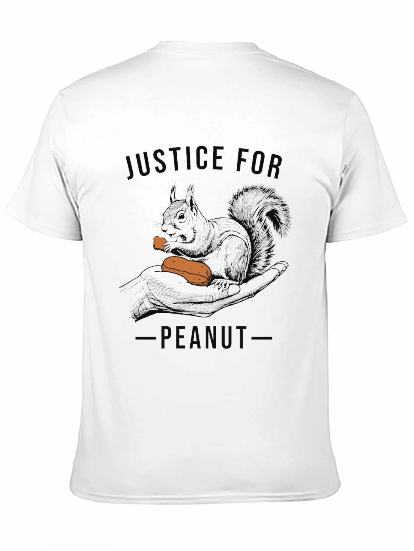 Justice for Peanut T-Shirt - Novelty Squirrel Tee