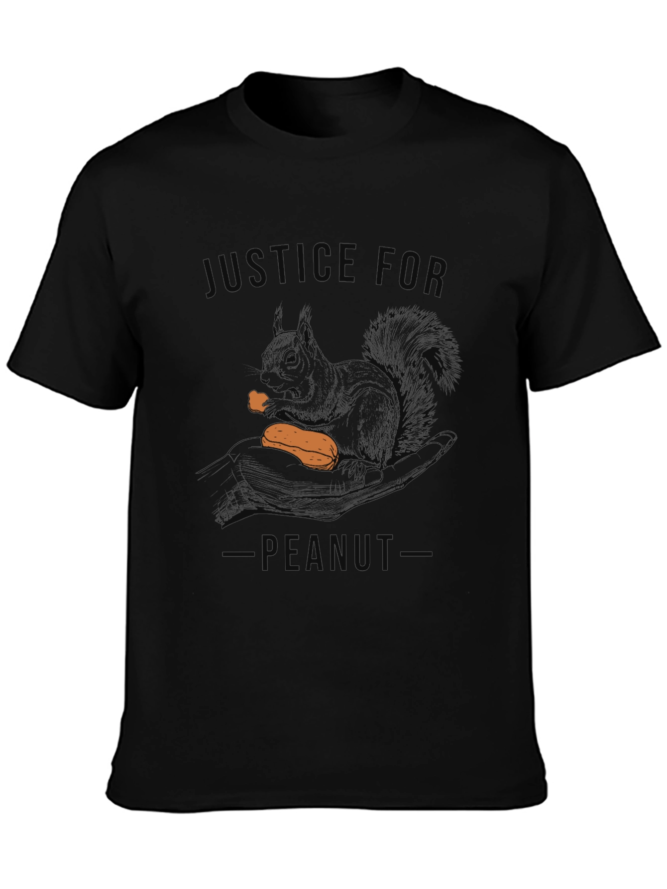 Justice for Peanut T-Shirt - Novelty Squirrel Tee