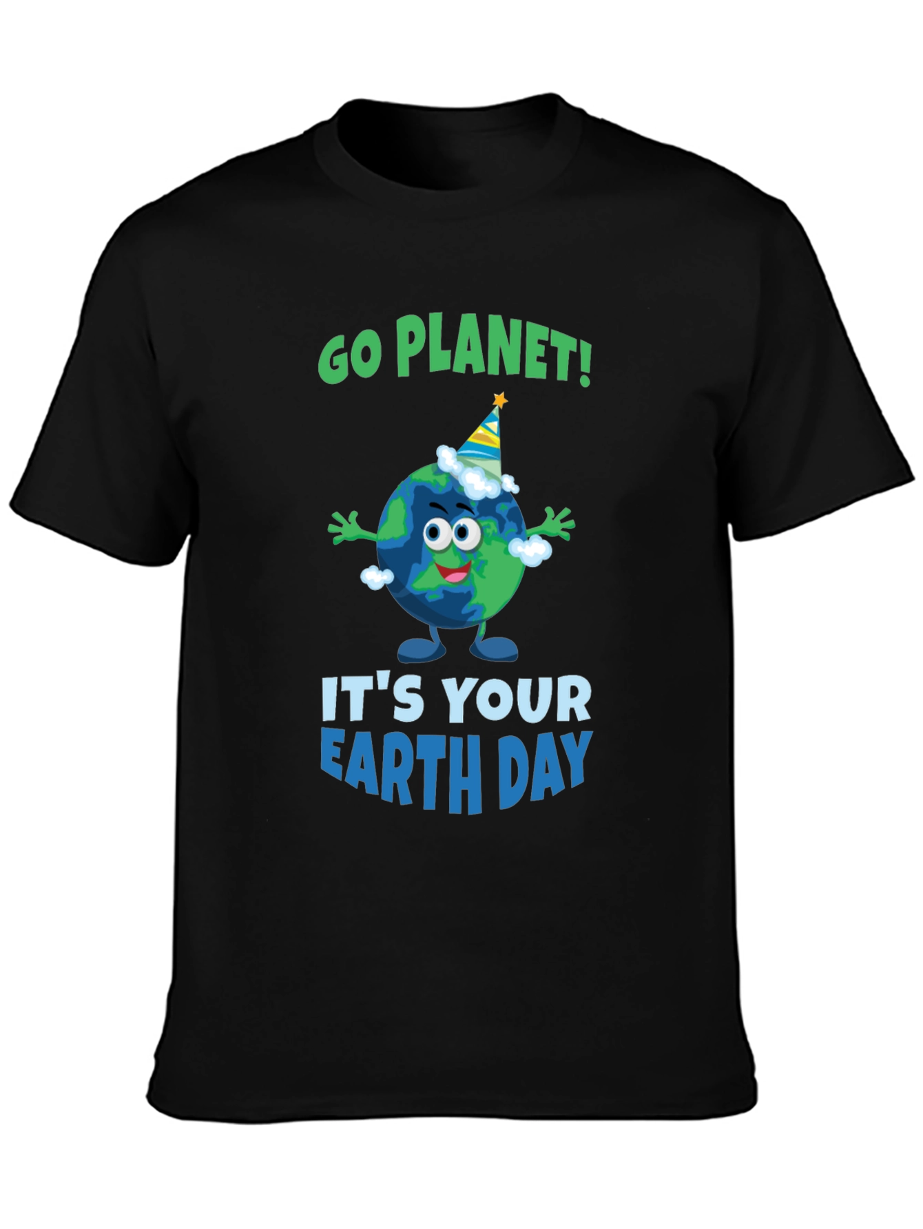 Go Planet! Earth Day Graphic T-Shirt