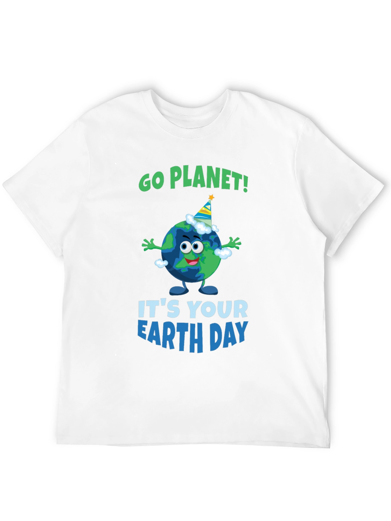 Go Planet! Earth Day Graphic T-Shirt