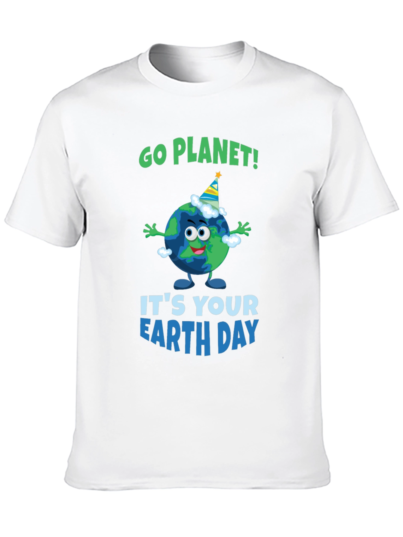 Go Planet! Earth Day Graphic T-Shirt