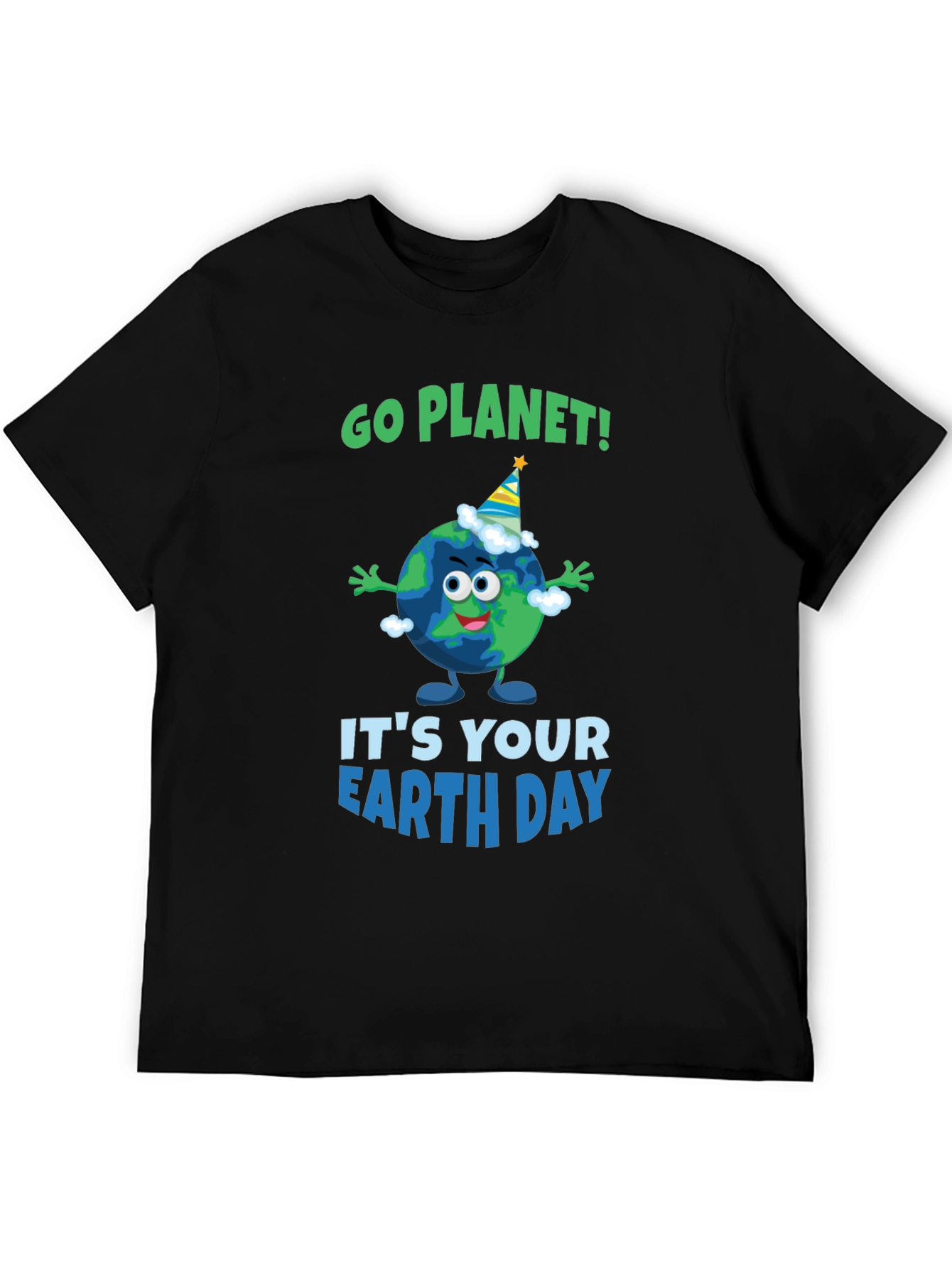 Go Planet! Earth Day Graphic T-Shirt