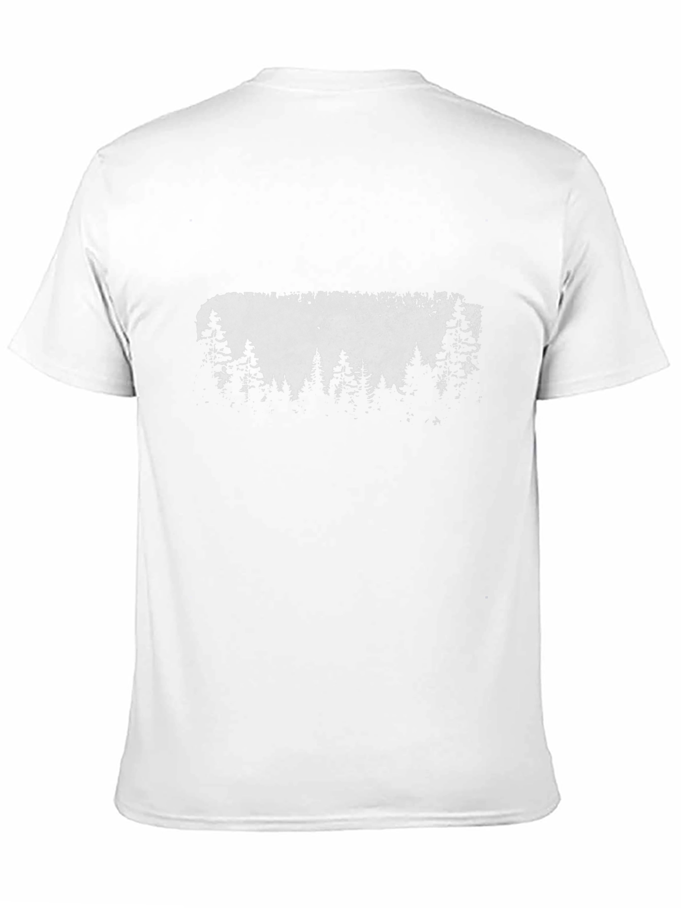Nature Scene Graphic Tee - Mens Black T-Shirt