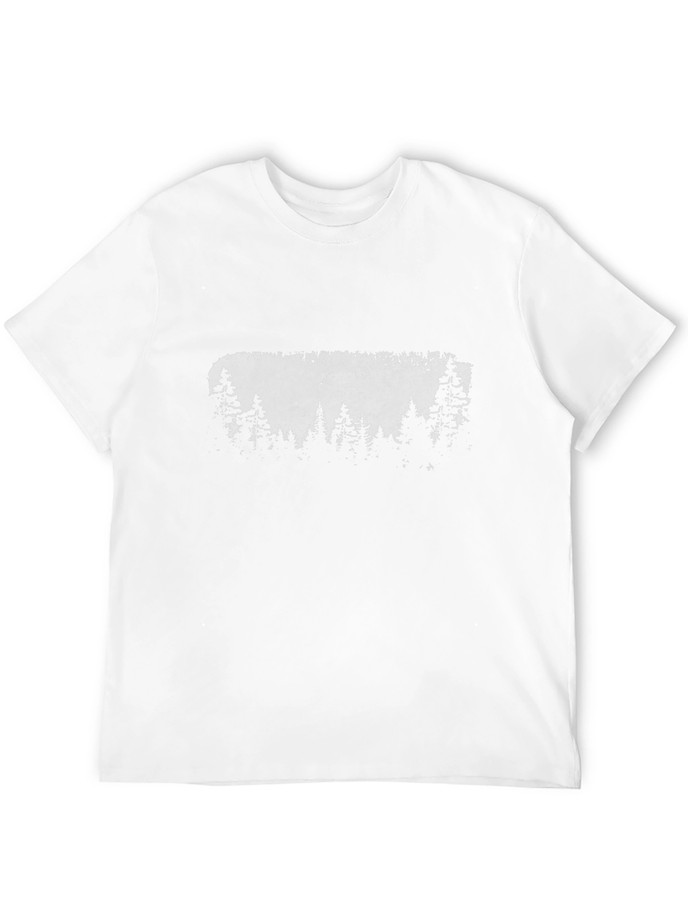 Nature Scene Graphic Tee - Mens Black T-Shirt