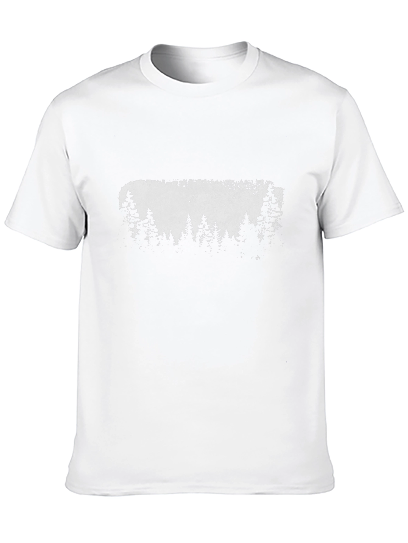 Nature Scene Graphic Tee - Mens Black T-Shirt