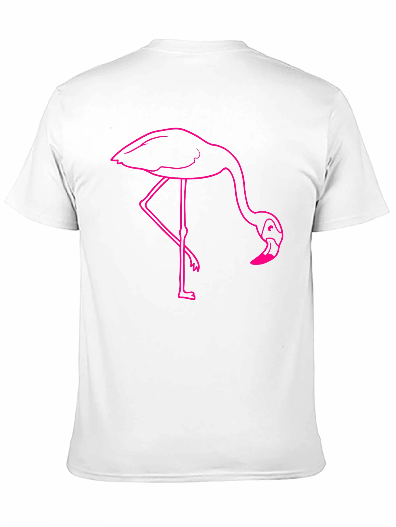 Flamingo Graphic Tee - Casual Black T-Shirt