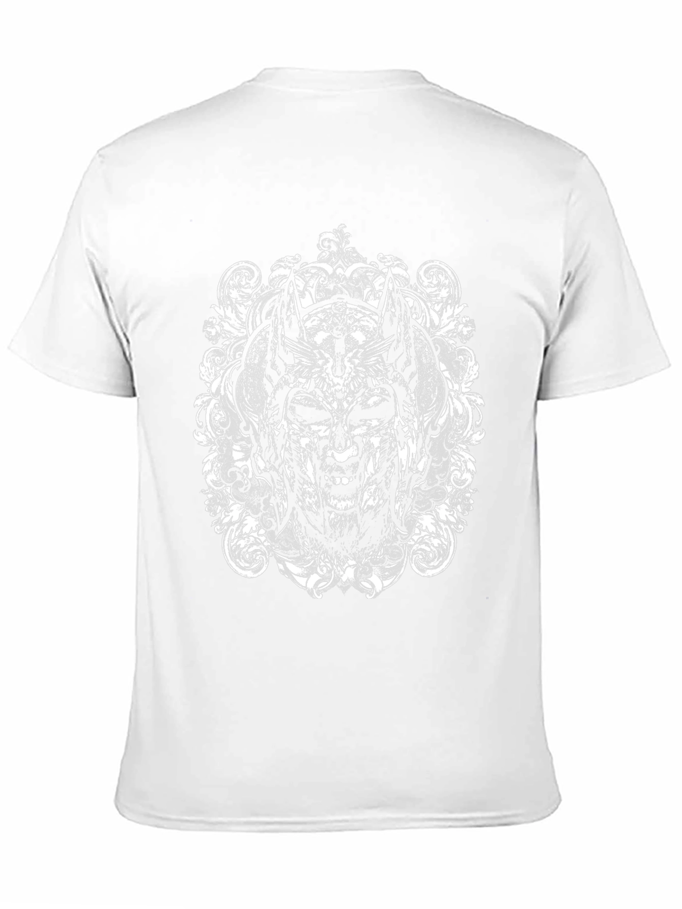 Skull Mask Graphic Tee - Black