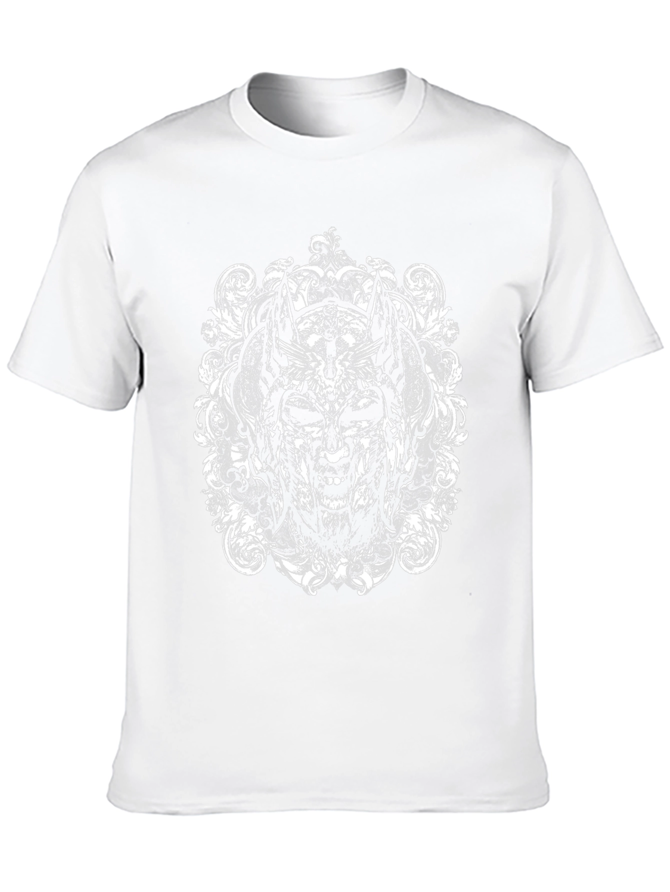 Skull Mask Graphic Tee - Black