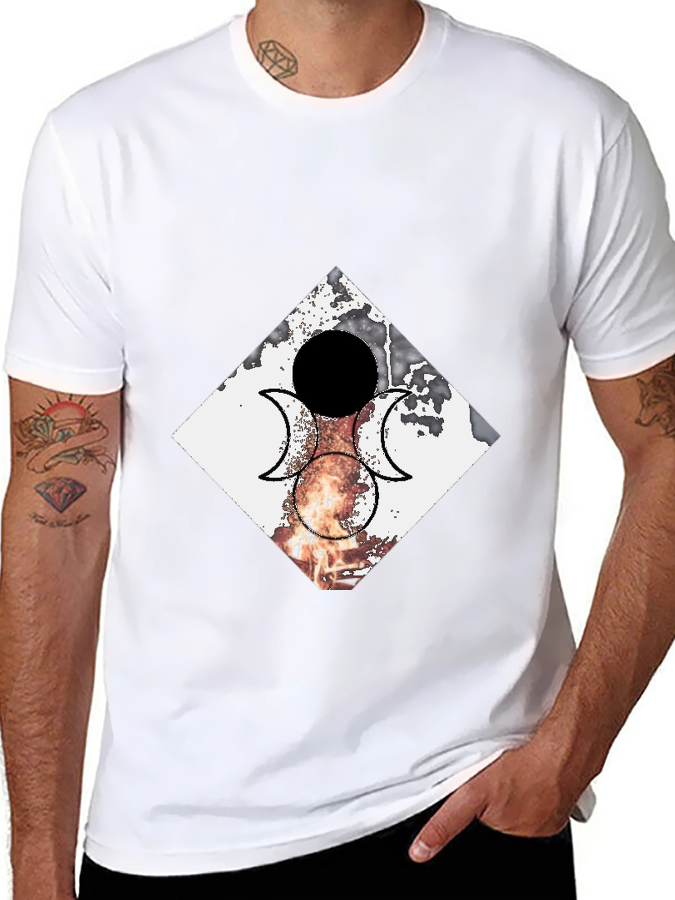 Triple Moon Goddess Graphic Tee