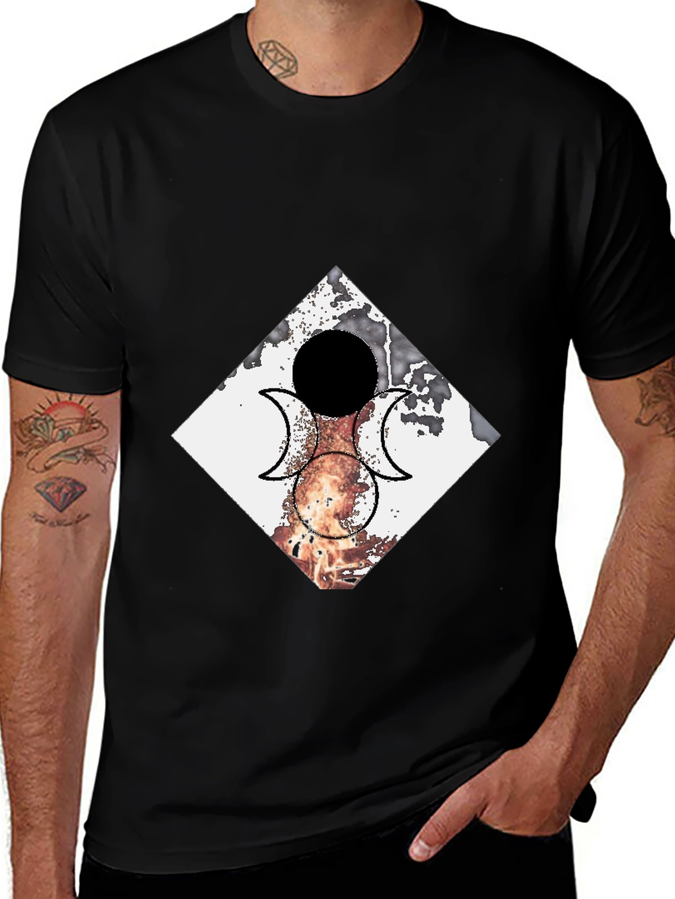 Triple Moon Goddess Graphic Tee