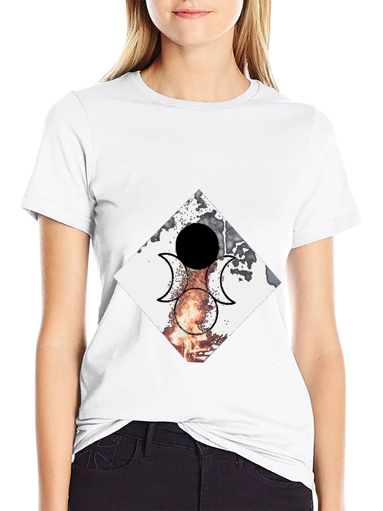 Triple Moon Goddess Graphic Tee