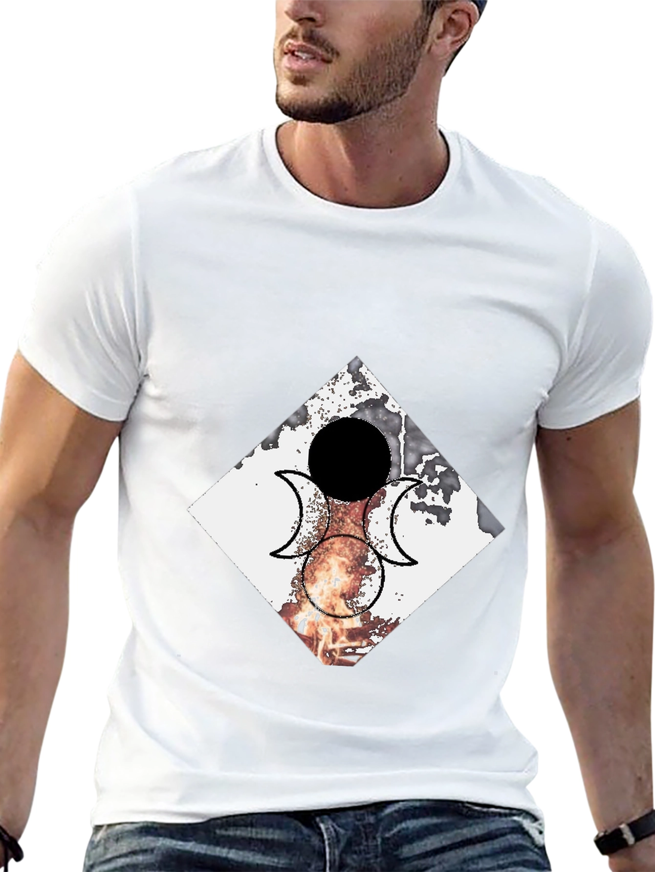 Triple Moon Goddess Graphic Tee