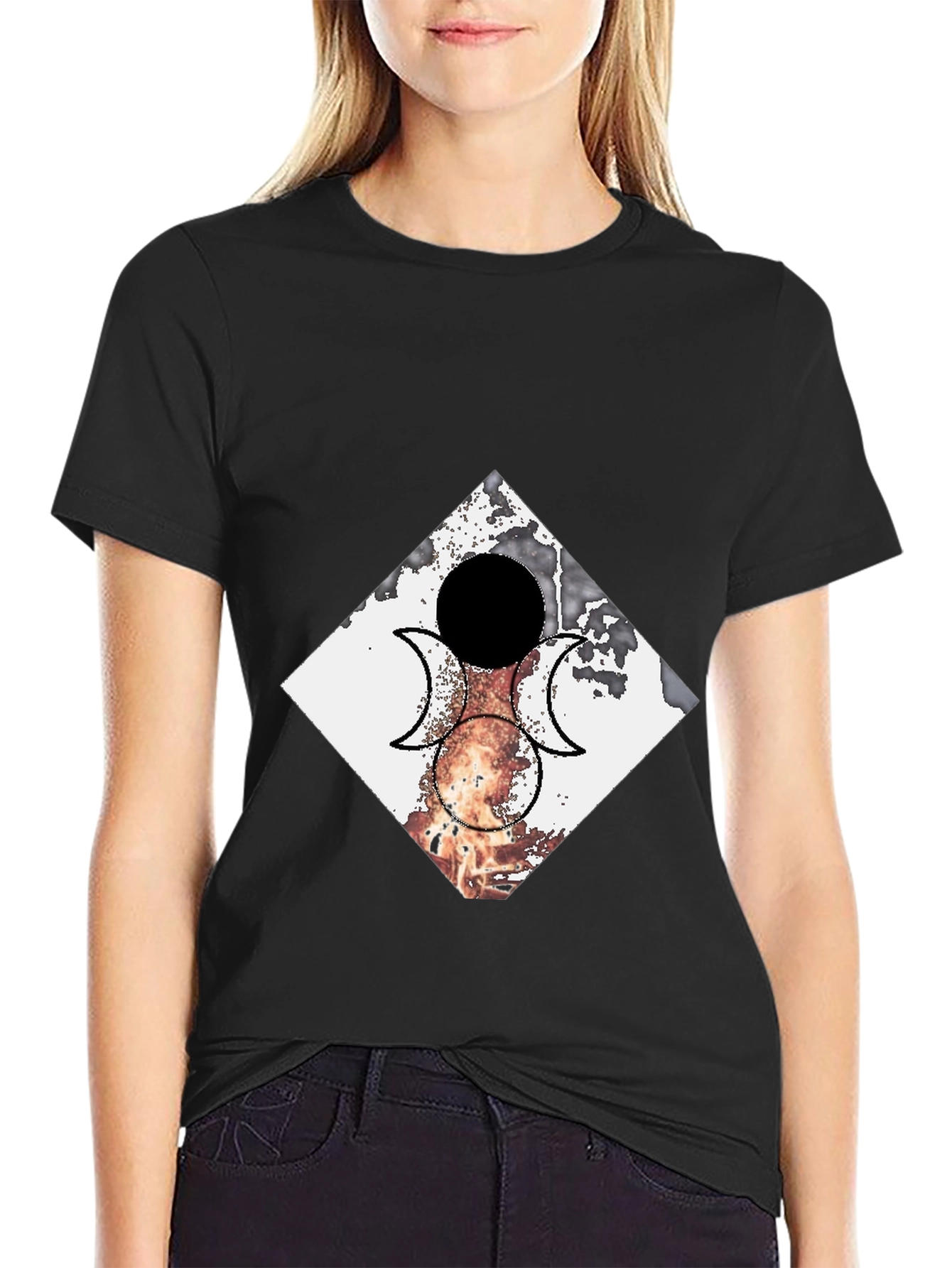 Triple Moon Goddess Graphic Tee