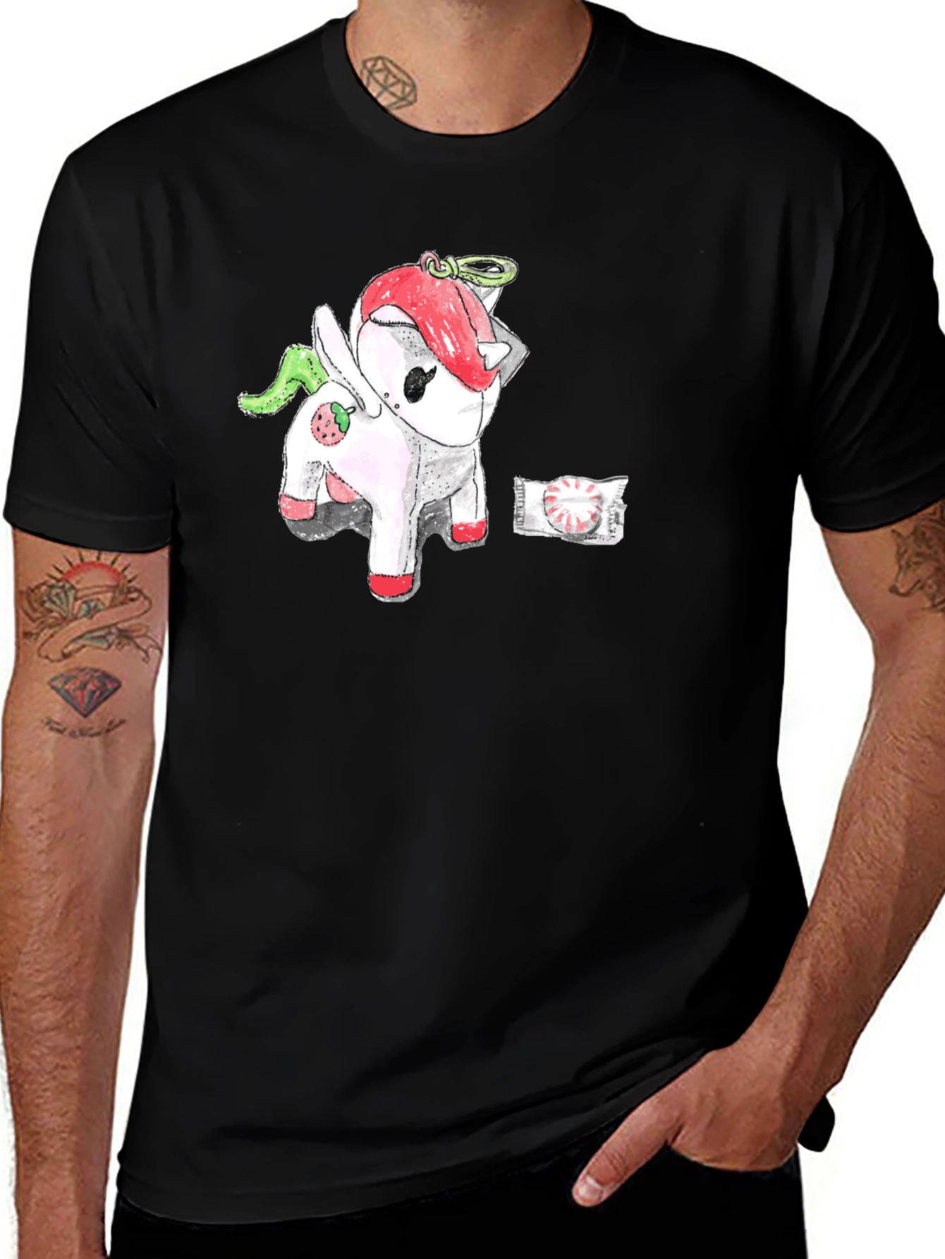 Whimsical Strawberry Unicorn T-Shirt