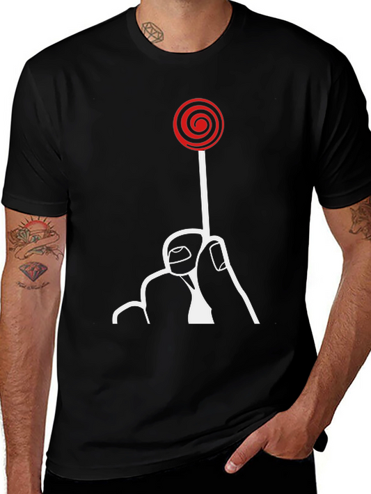 Saw Movie Lollipop Graphic Tee - Black