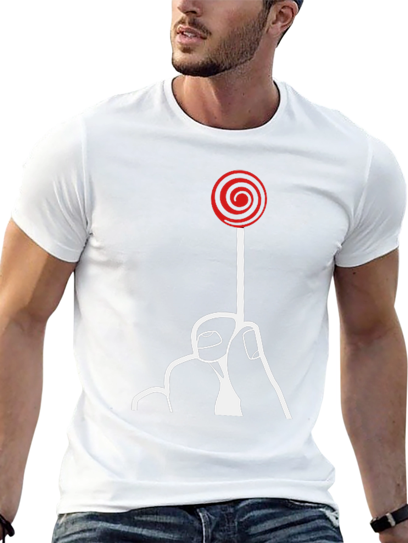 Saw Movie Lollipop Graphic Tee - Black