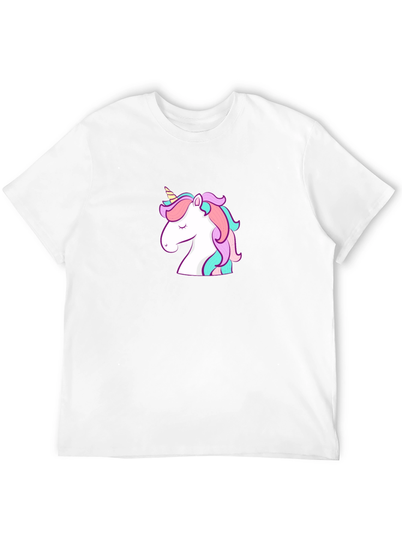Unicorn Graphic Black Tee Shirt