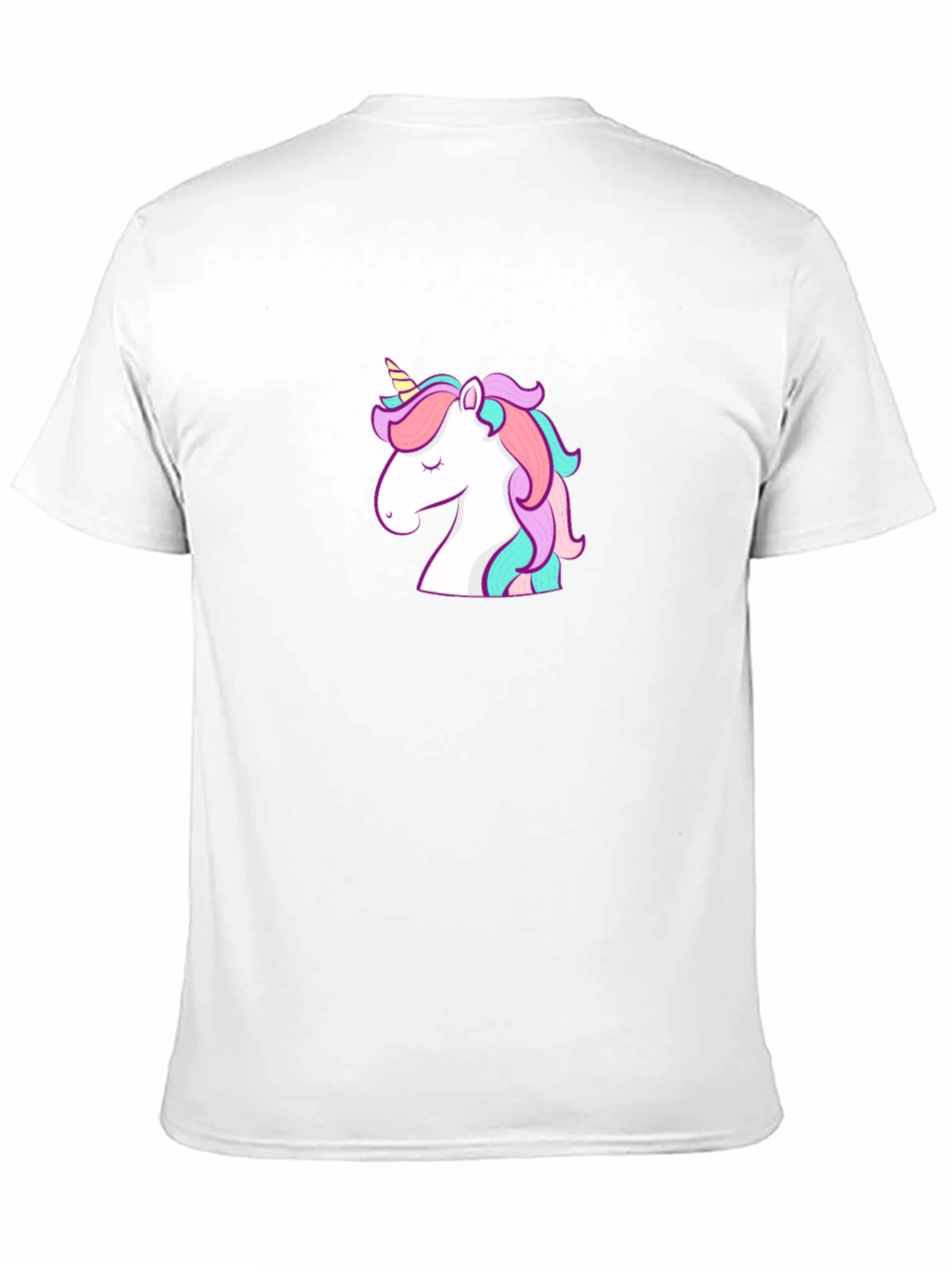 Unicorn Graphic Black Tee Shirt