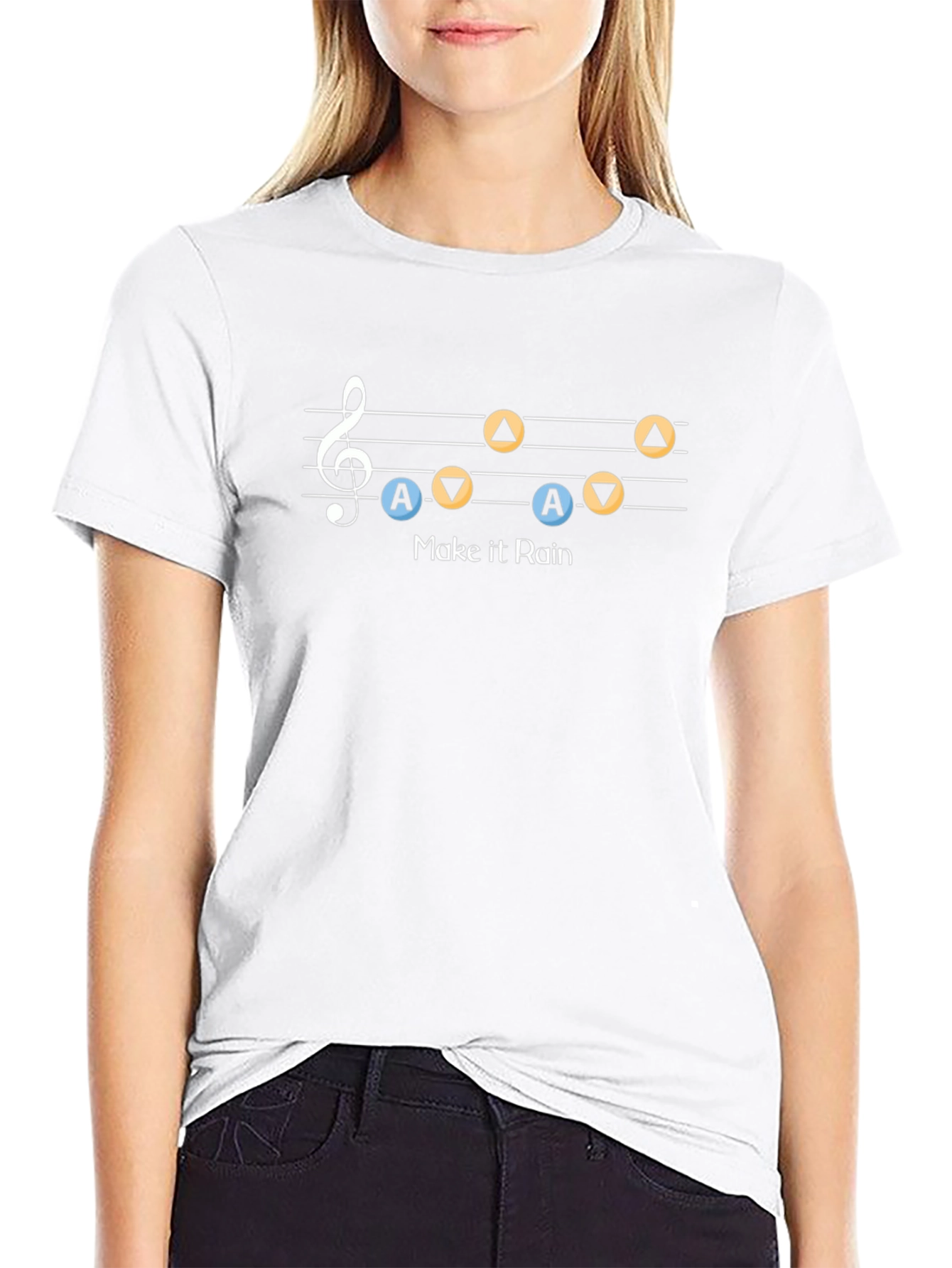 Make it Rain T-Shirt: Music Note Design