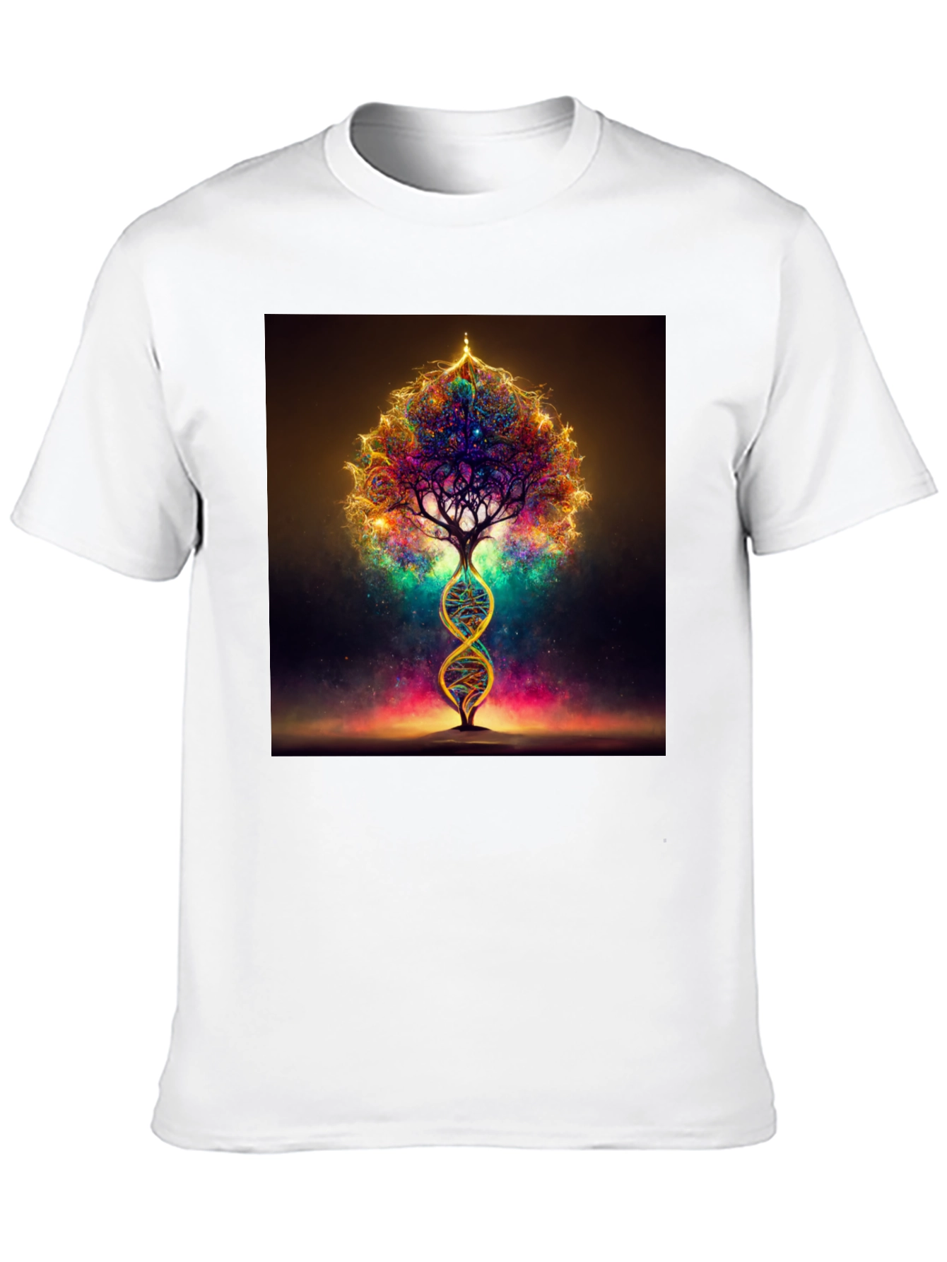 DNA Tree of Life Black T-Shirt