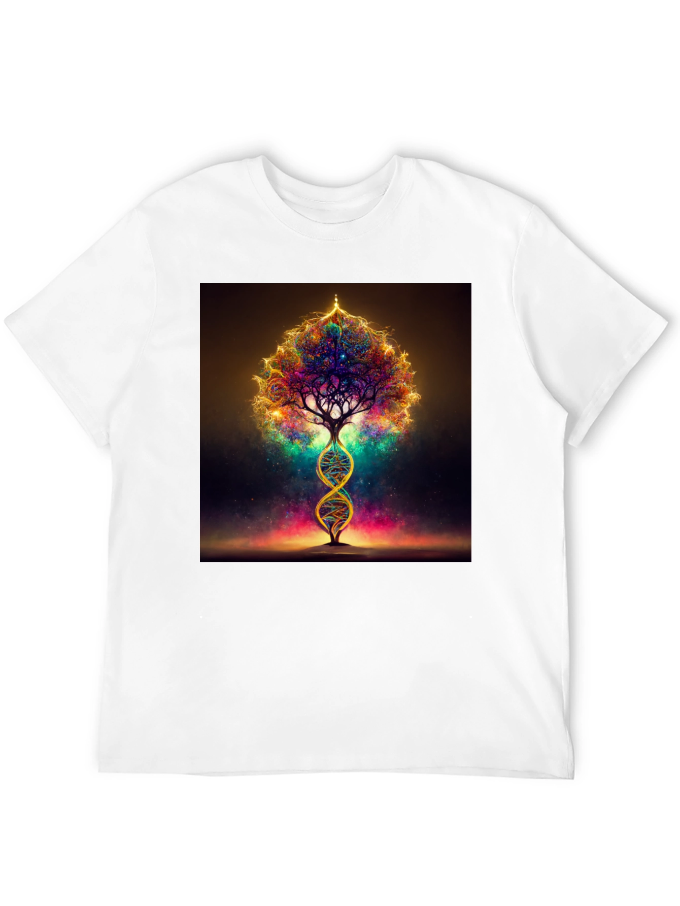 DNA Tree of Life Black T-Shirt