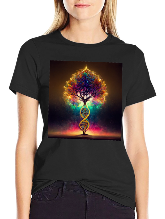 DNA Tree of Life Black T-Shirt