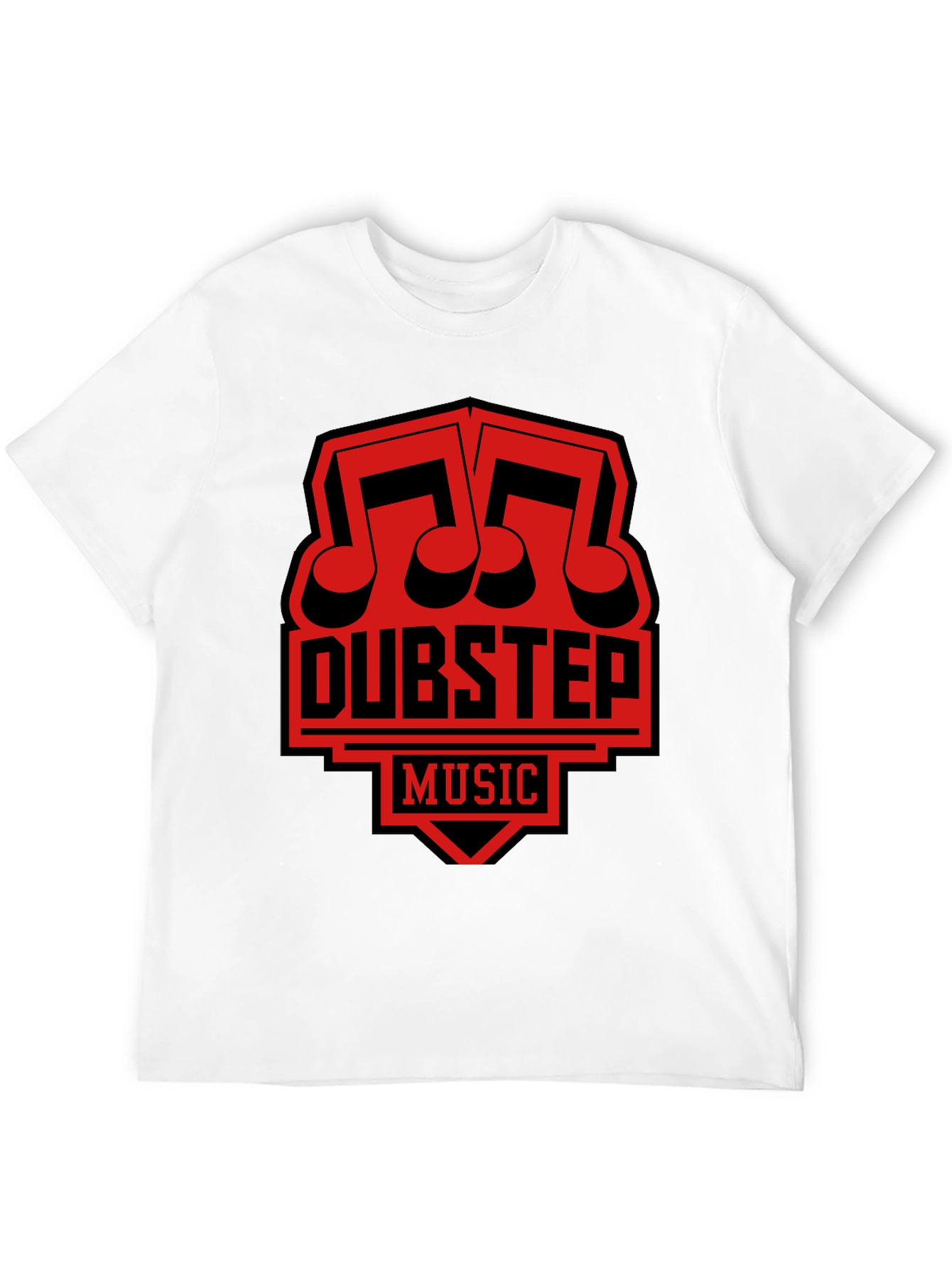 Dubstep Music Graphic T-Shirt - Black