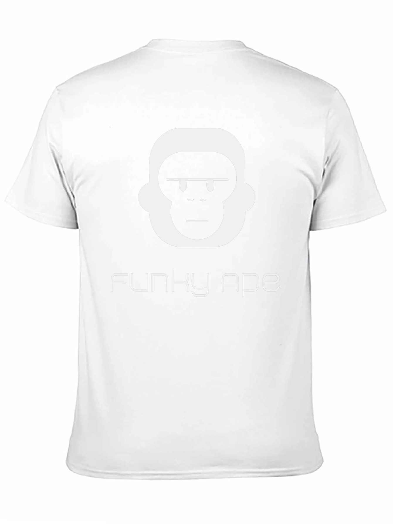 Funky Ape Black Graphic Tee - Modern Casual Style