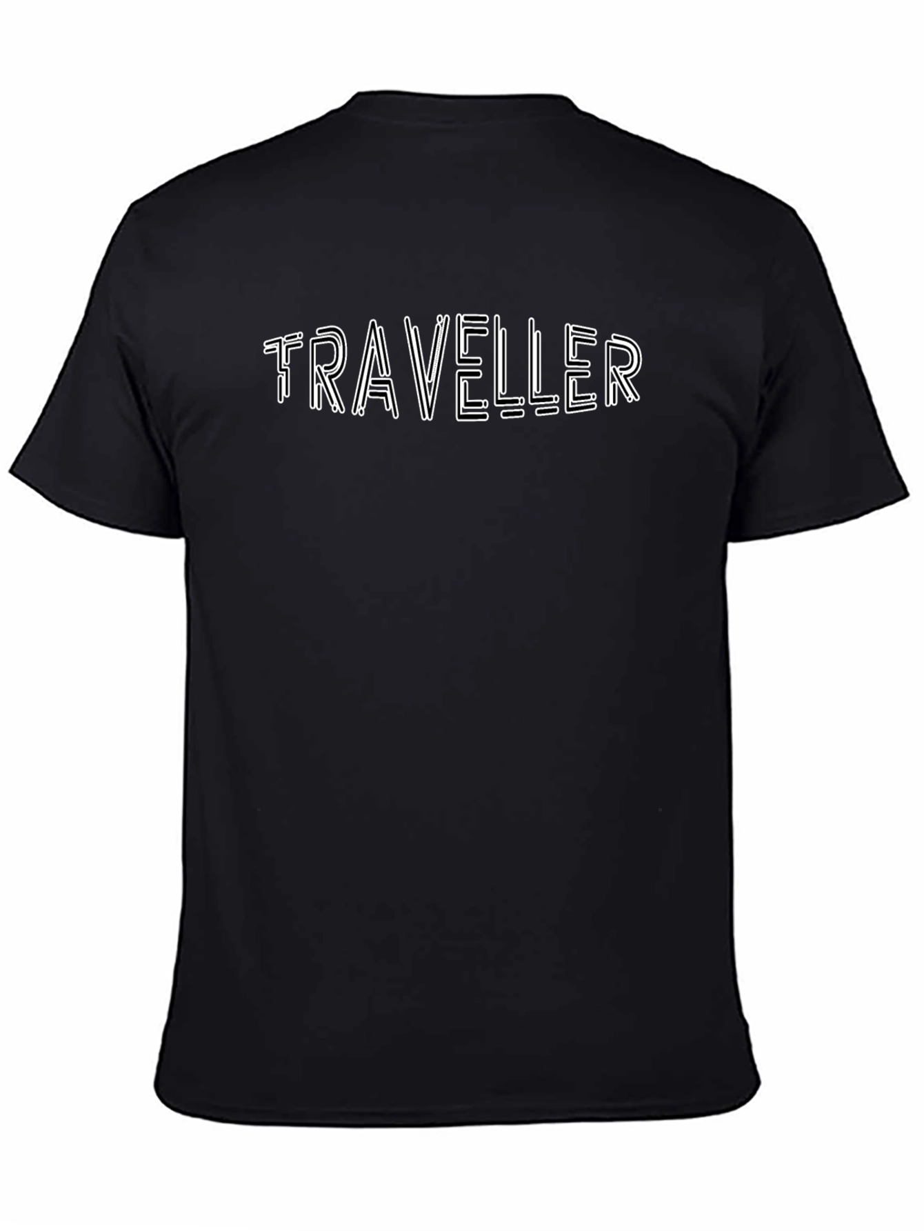 Traveller Graphic Tee - Cool Black T-Shirt