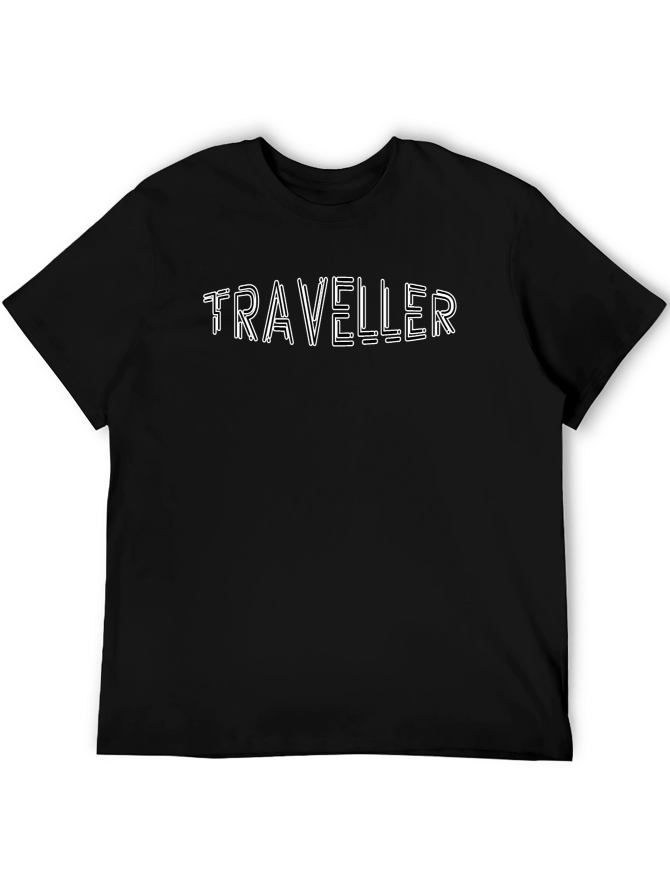 Traveller Graphic Tee - Cool Black T-Shirt