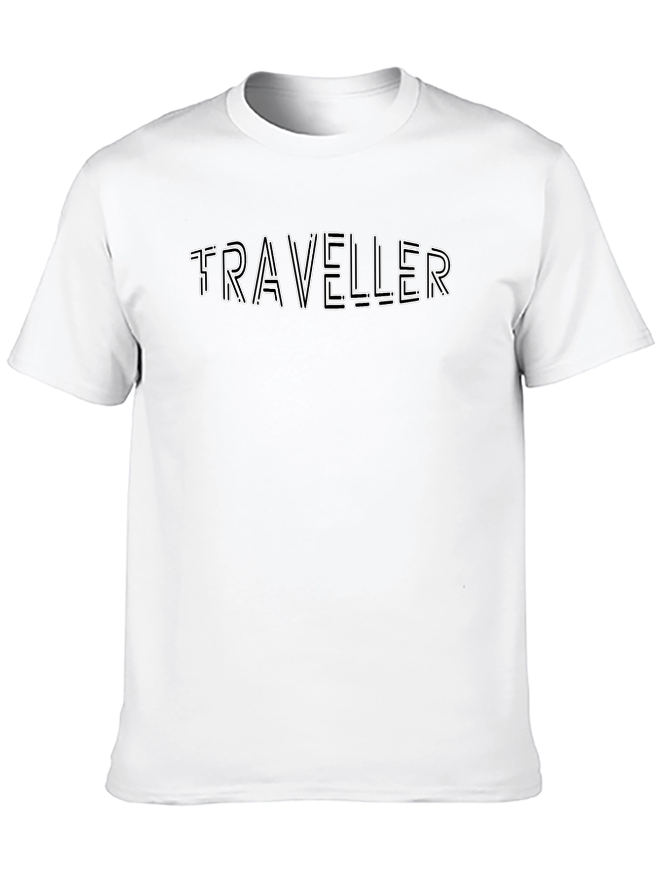 Traveller Graphic Tee - Cool Black T-Shirt