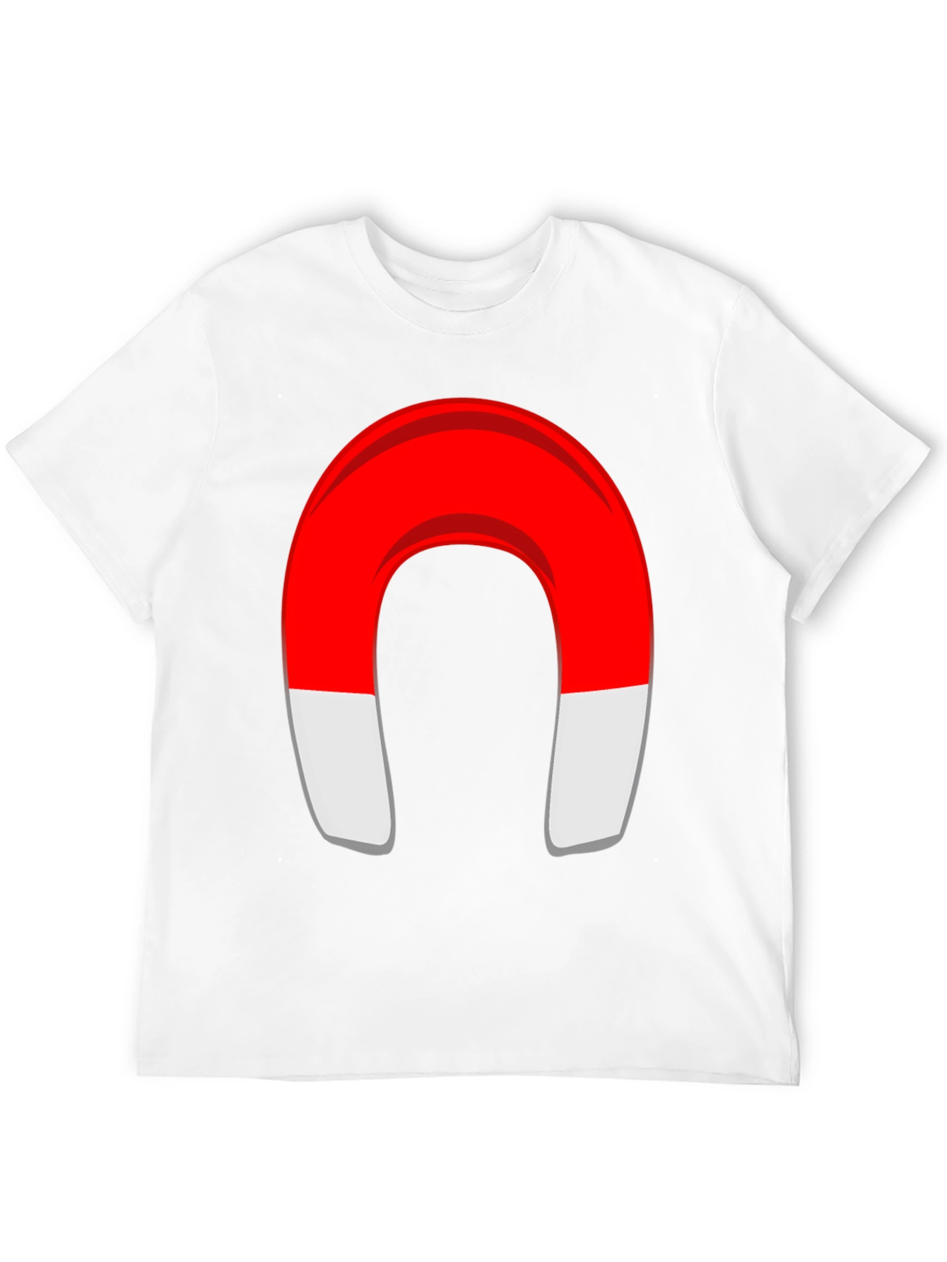 Magnet Graphic T-Shirt - Black Cotton Blend Tee