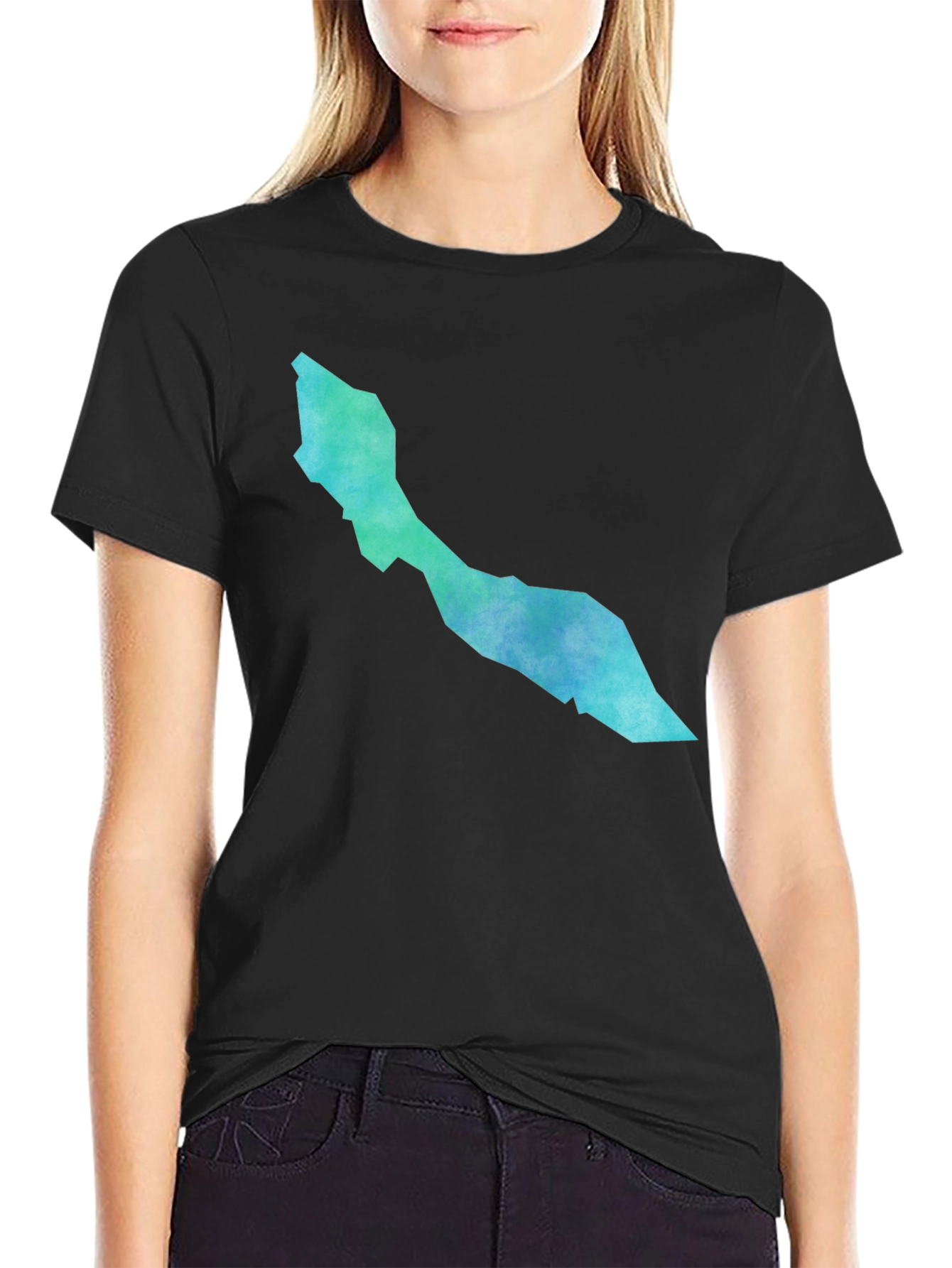 Curaçao Map Graphic Tee - Modern Style