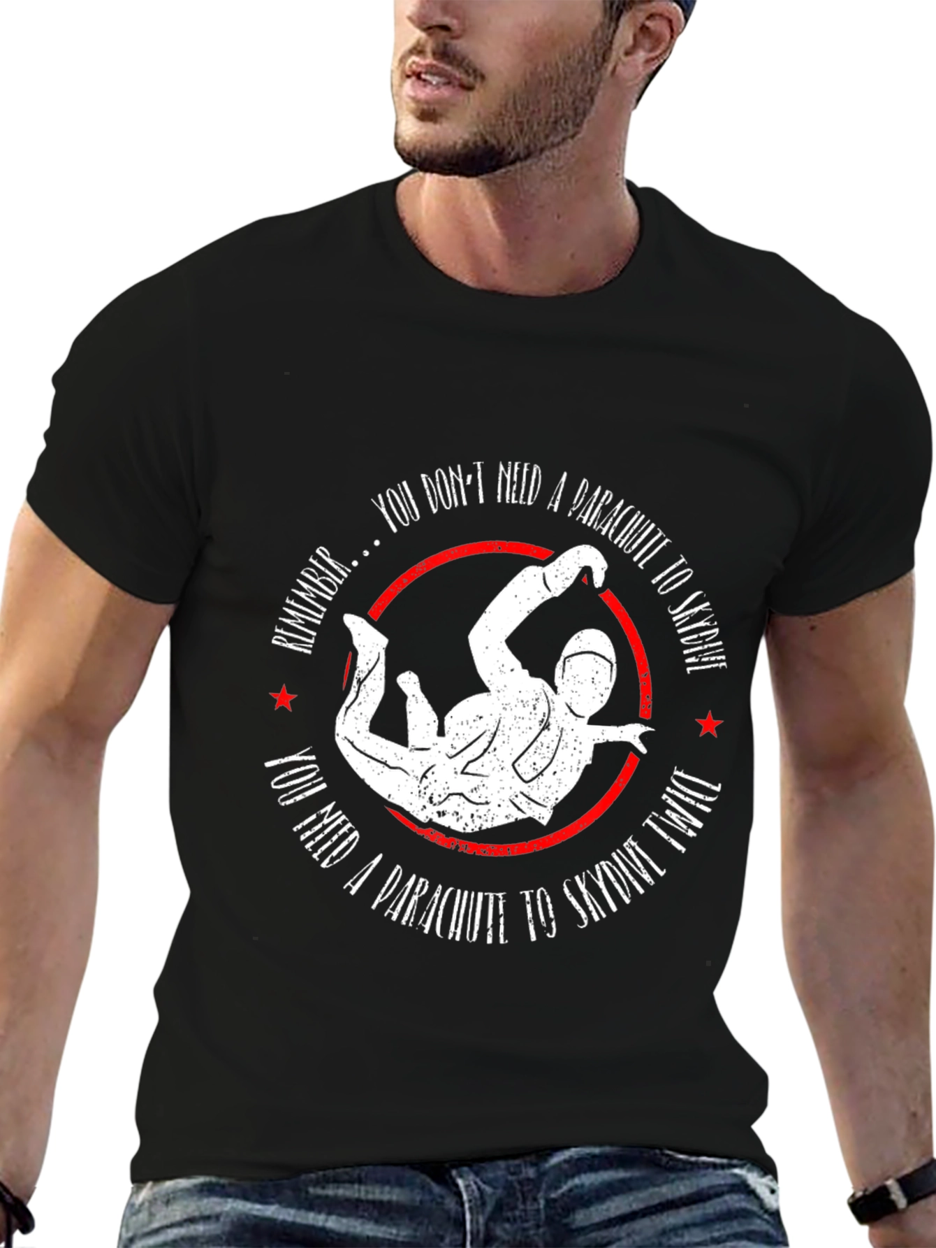 Skydiving Parachute T-Shirt